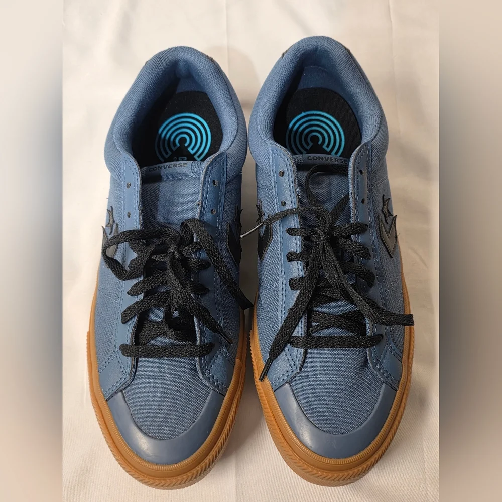 Converse Sport Casual OX In Slacker Blue/Gum Honey Mend Size 10.5 Womens 11.5 - Picture 5 of 10